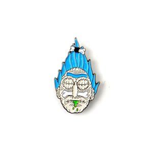 Enamel Pin Custom Lapel The Shrunken Head Rick Hat Pin